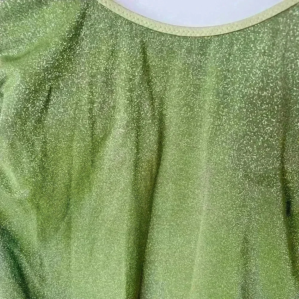 NWT! Fe Noel X Target Metallic High Leg Cheeky One Piece Swimsuit - Picture 6 of 6